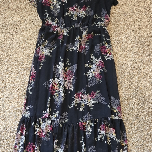 Style & Co Floral Black Dress - Picture 7 of 9